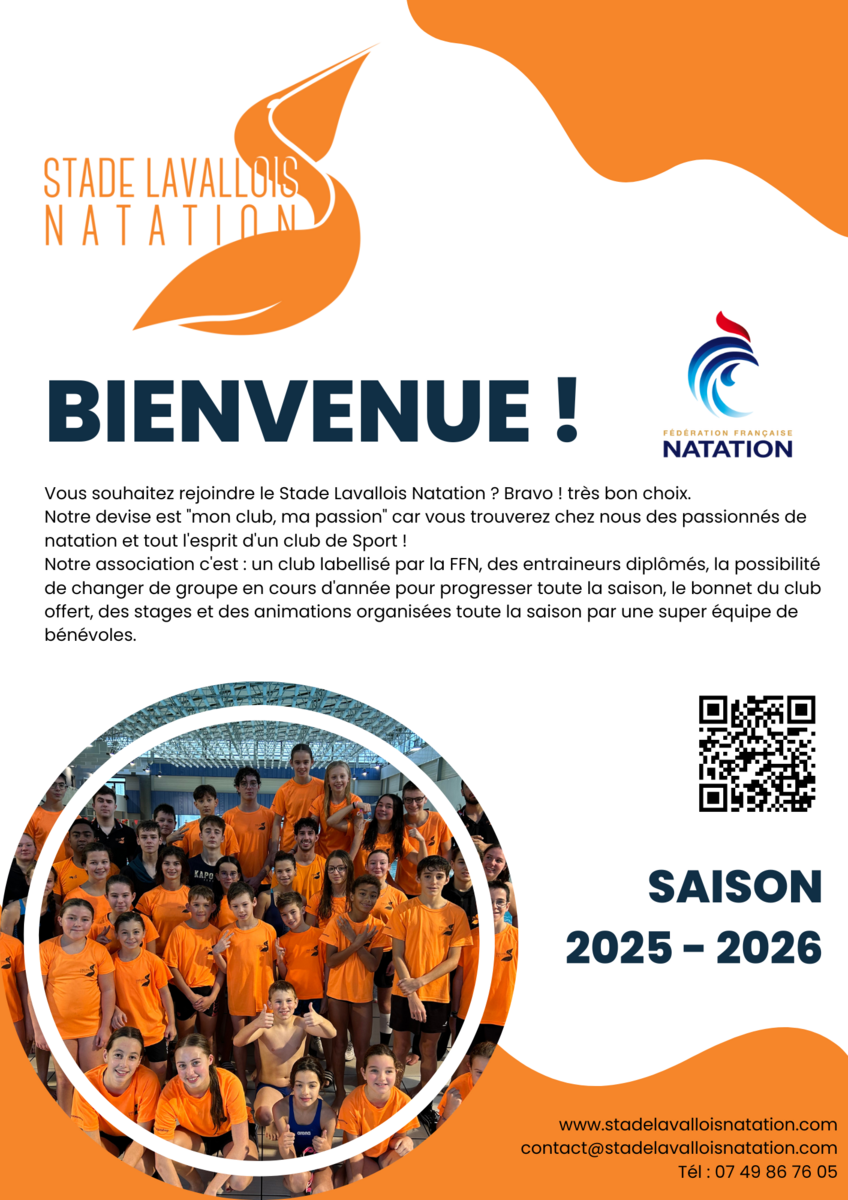 Bienvenue au Stade Lavallois Natation