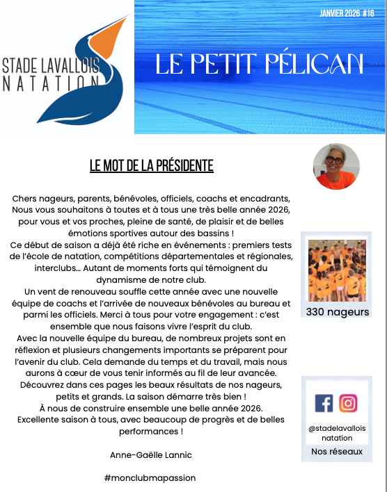 La Newsletter Le Pélican n°16 est en ligne !