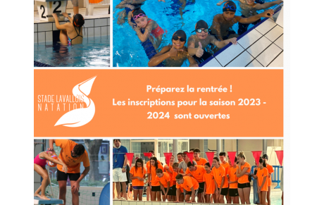 Inscriptions 2023 - 2024 c'est parti !