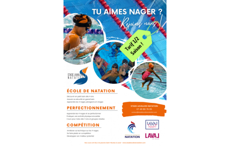 Inscriptions pour 1/2 saison : février à juin 2024
